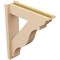 Ekena Millwork 5 1/2-in W x 20-in D x 24-in H Funston Trad Rough Cedar Woodgrain TimberThane Outlooker, Primed Tan OUTUR055X20X24FST04RCPR - alternate 6